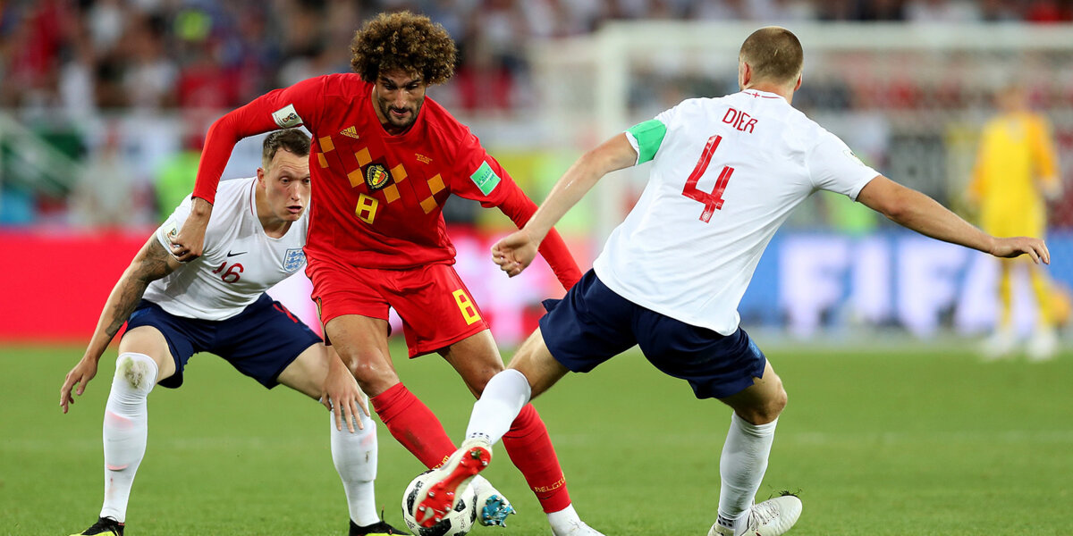 Англия сыграет с Колумбией в 1/8 финала после поражения от Бельгии