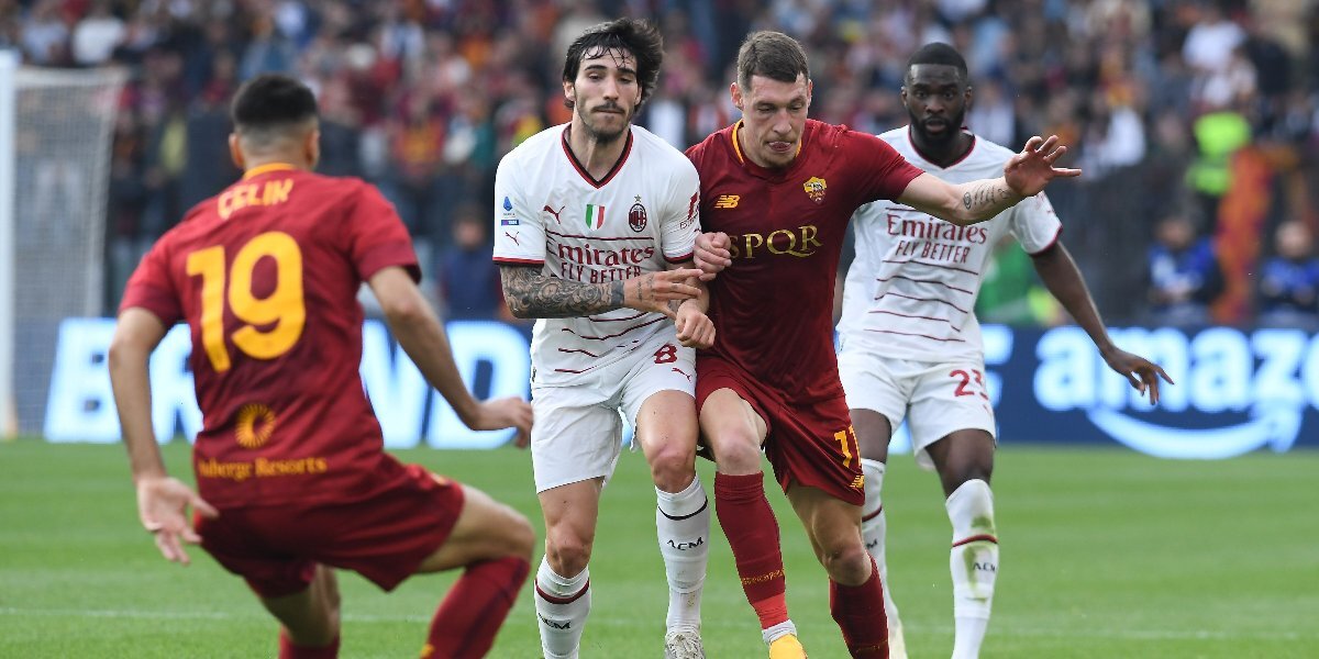 «Милан» и «Рома» сыграли вничью в матче Серии А, забив два гола в компенсированное время