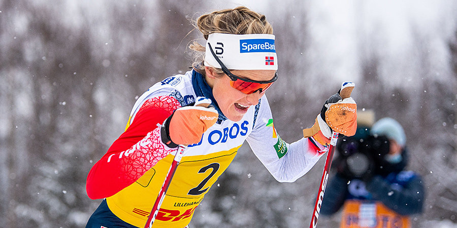 Лыжница Йохауг одержала победу в гонке с раздельным стартом на этапе Кубка мира в Швеции