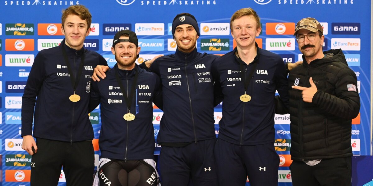 Мужская сборная США побила рекорд мира в командной гонке на КМ, Россия показала 2-е время дня