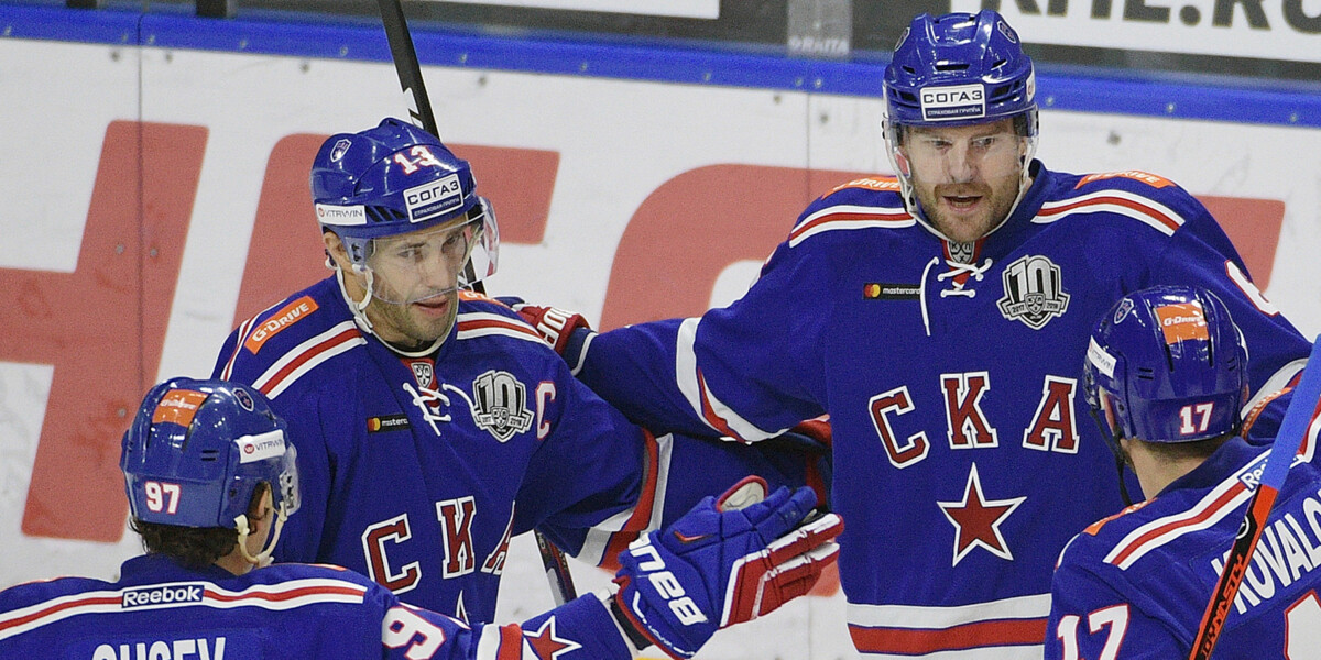 Дацюк принес СКА девятую победу подряд на старте КХЛ