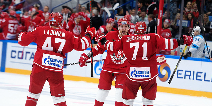 «Витязь» обыграл «Автомобилист», повторив клубный рекорд по победам подряд в КХЛ