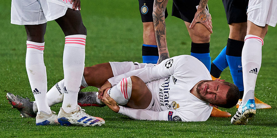 «Реал» рассказал о травме Азара. Бельгиец получил восьмое повреждение после переезда в Мадрид