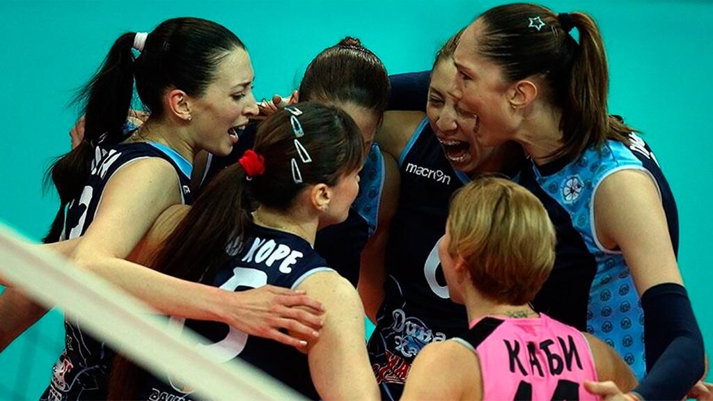 Волейболистки казанского «Динамо» досрочно выиграли регулярный чемпионат России