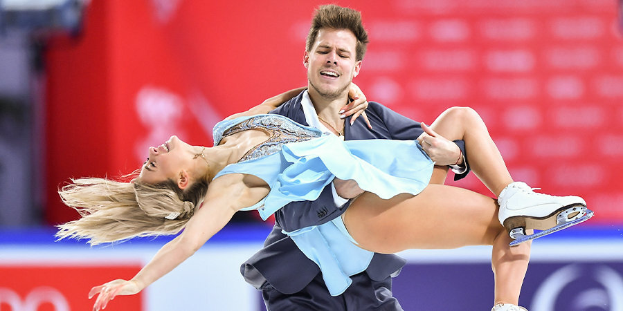 Синицина и Кацалапов остались довольны ритм-танцем на этапе Гран-при в Москве