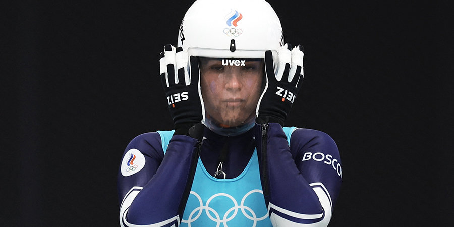 Саночница Иванова идет на третьем месте после трех попыток на Олимпиаде