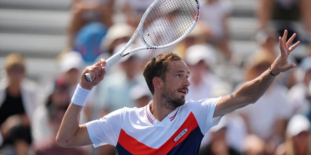 Медведев вошел в топ‑5 рейтинга самых высокооплачиваемых теннисистов за последний год по версии Forbes