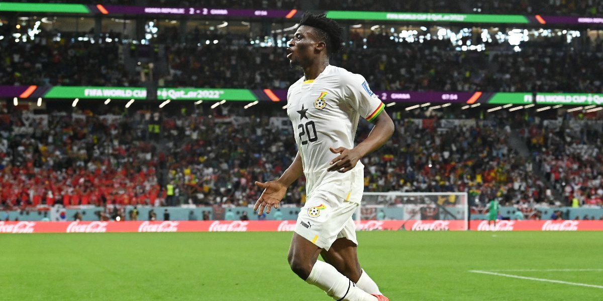 Футболист Кудус стал автором первого дубля в истории сборной Ганы на чемпионатах мира