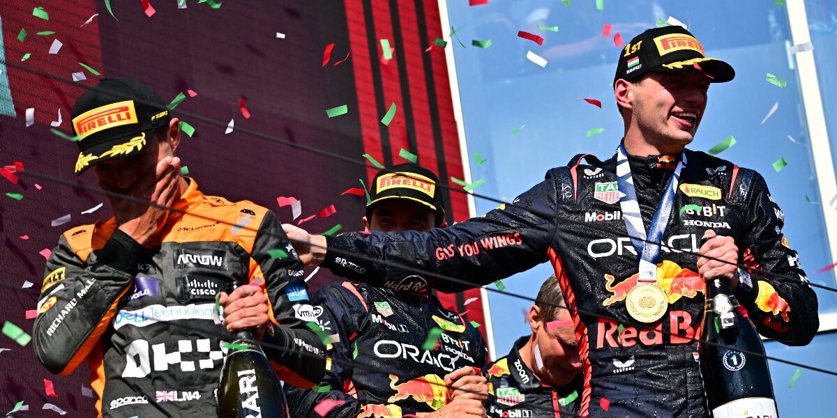 Ферстаппен получит новый трофей за победу на Гран‑при Венгрии взамен разбитого Норрисом