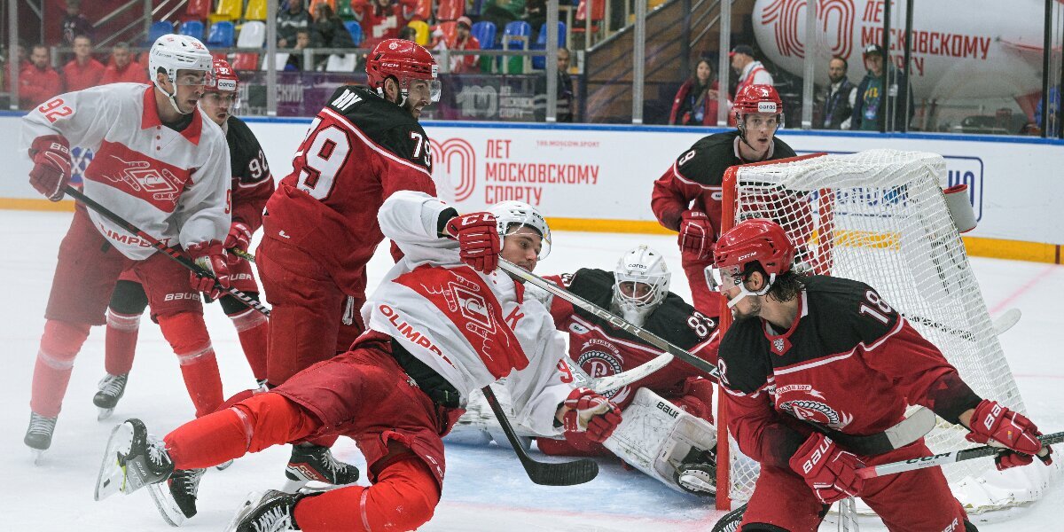 «Спартак» стартовал на Кубке мэра Москвы по хоккею с победы над «Витязем»