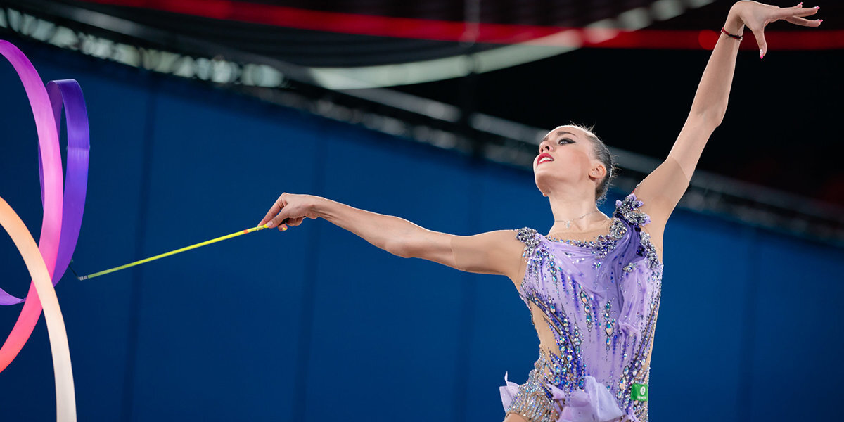 Победушкина заняла первое место в многоборье на этапе Кубка Сильнейших по художественной гимнастике