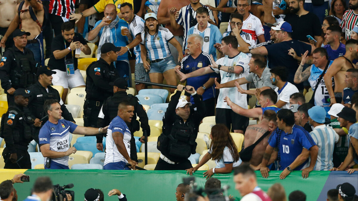 Президент ФИФА Инфантино осудил насилие на матче отбора на ЧМ‑2026 между сборными Бразилии и Аргентины