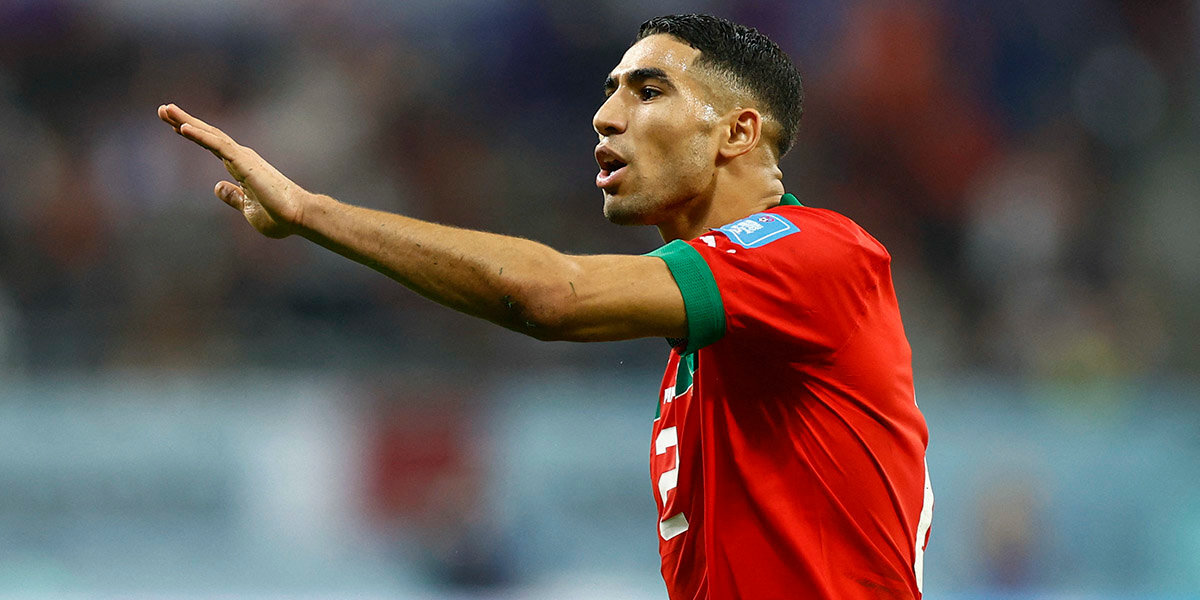 Защитник сборной Марокко Хакими извинился перед Инфантино за оскорбления после матча за бронзу ЧМ-2022