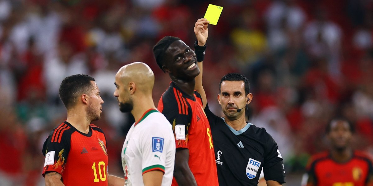 Бельгия — Марокко — 0:0. Онана получил желтую карточку на 29-й минуте матча ЧМ-2022