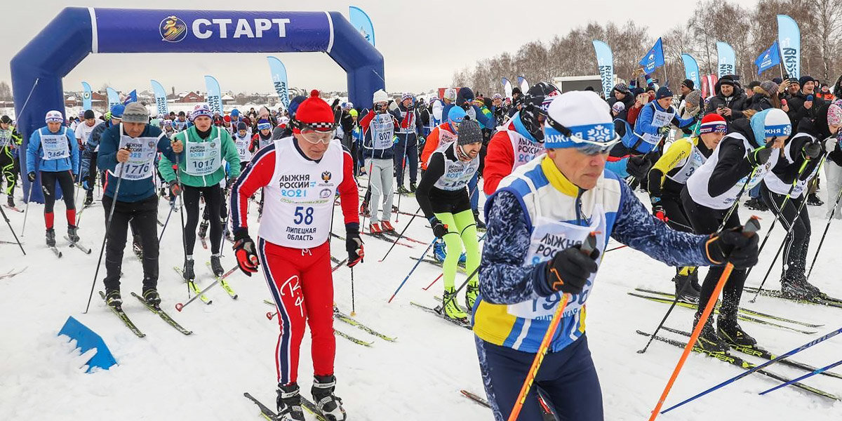 Центральное событие «Лыжни России» в Липецкой области перенесли из-за нехватки снега