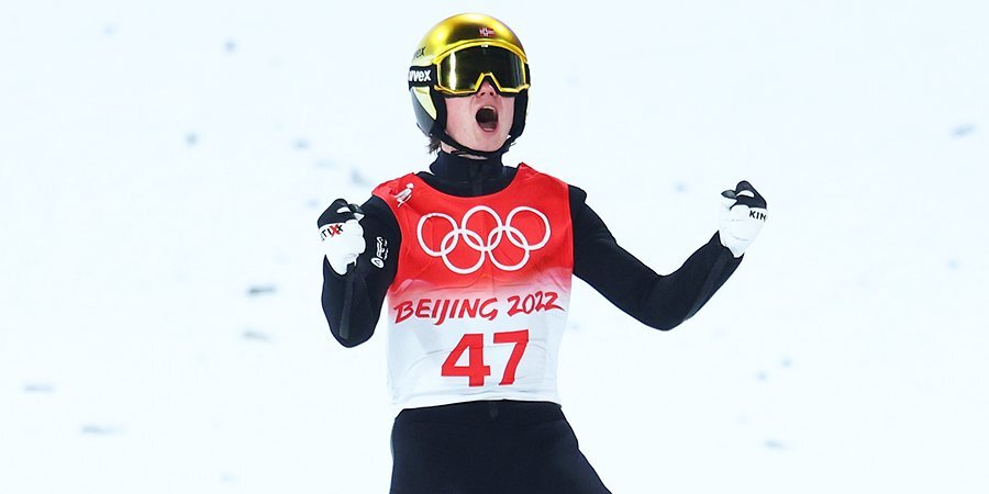 Норвежец Линдвик завоевал золото в прыжках с большого трамплина на Олимпиаде