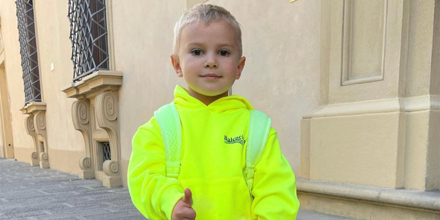 У трехлетнего сына Кокорина появился собственный бренд одежды