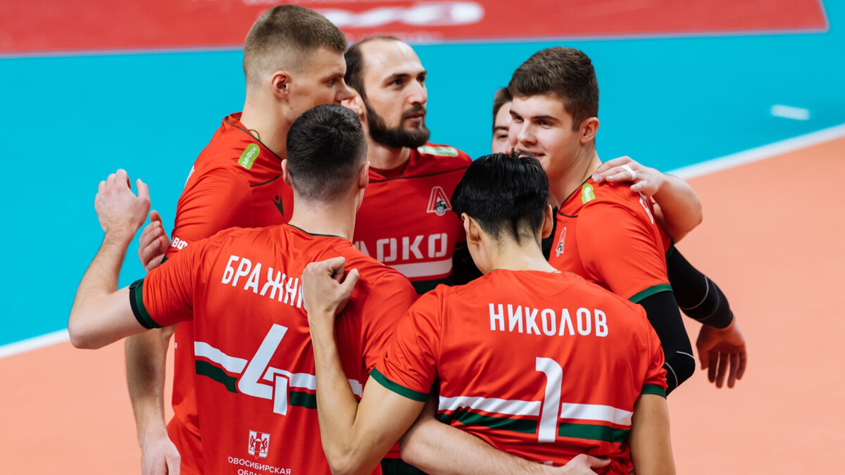 Волейболисты «Локомотива» обыграли «Горький» в матче чемпионата России