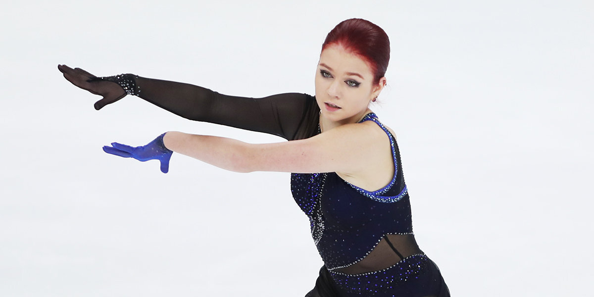 Александра Трусова чисто исполнила четверной лутц на тренировке Гран-при России в Самаре