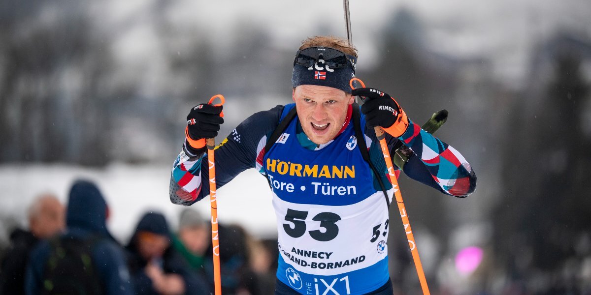 Норвежец Дале выиграл масс-старт на этапе Кубка мира по биатлону в Анси