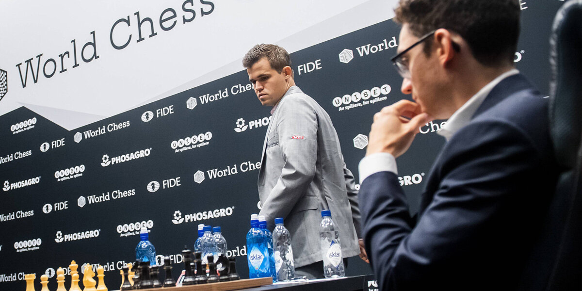 Карлсен и Каруана согласились на ничью в 11-й партии матча за шахматную корону