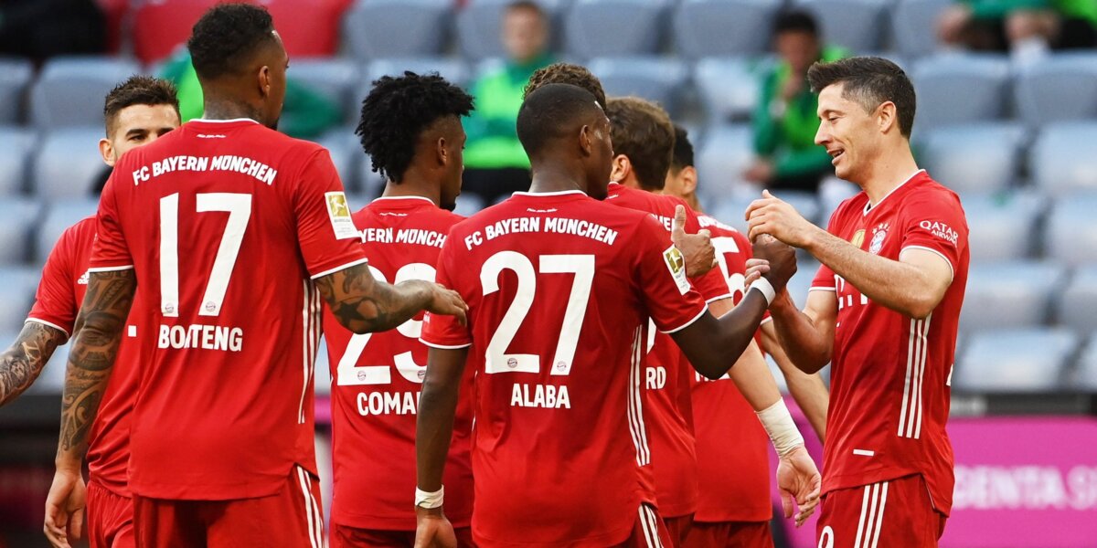 «Бавария» разгромила «Аугсбург» в последнем матче Флика. «Вердер» впервые за 41 год вылетел во вторую Бундеслигу