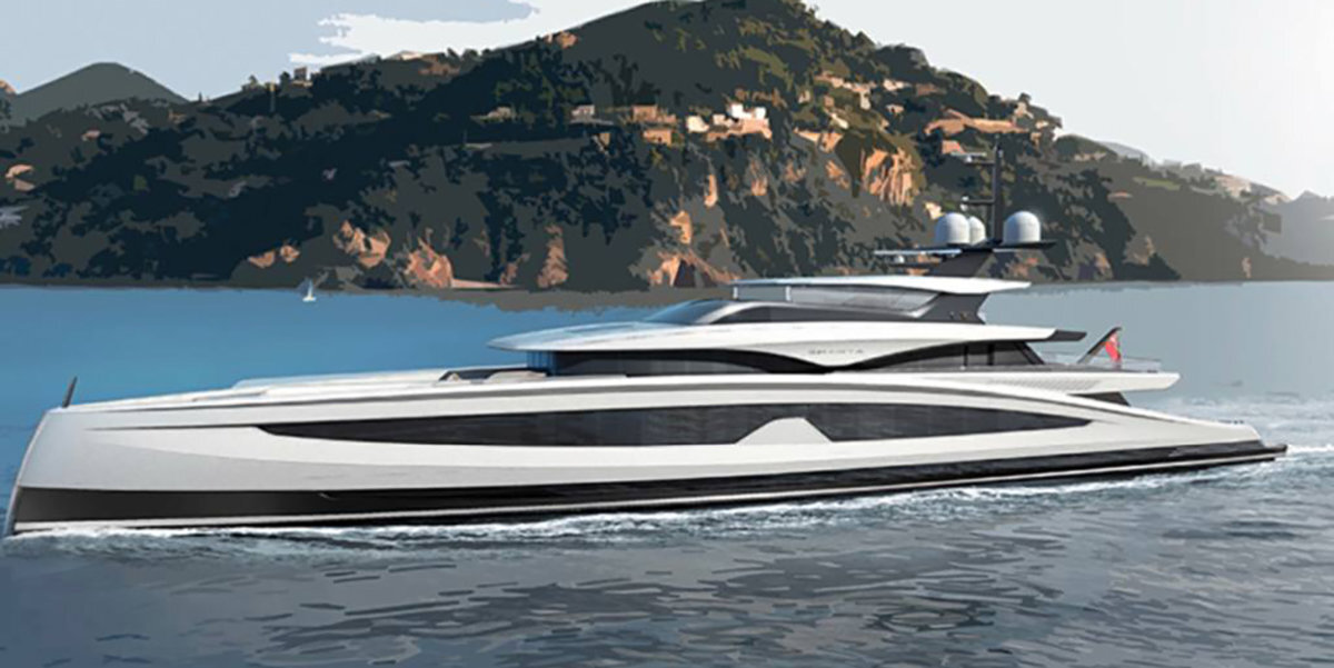 В 2023 году Федун может получить 67-метровую яхту Sparta, проектом управляет компания из Монако