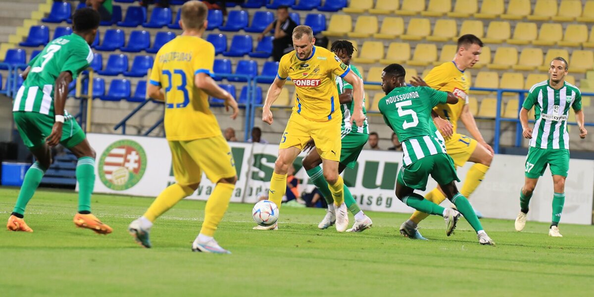 БАТЭ уступил «Арису» в ответном матче квалификации ЛЧ, «Слован» сыграл вничью с «Зриньски»