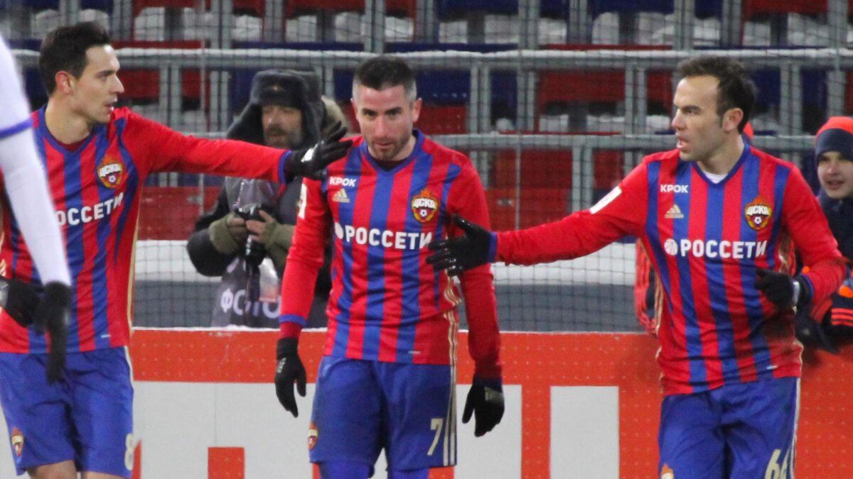 ЦСКА победил «Оренбург» в 300-м матче Слуцкого