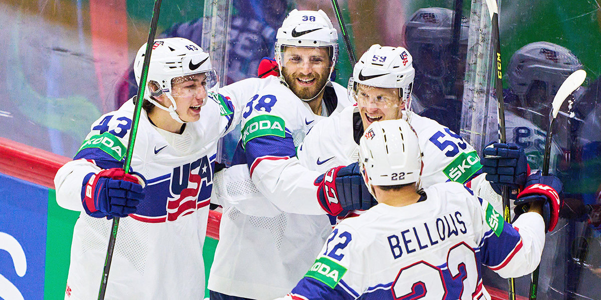 Сборная США обыграла команду Швейцарии и сыграет с финнами в полуфинале ЧМ-2022 по хоккею