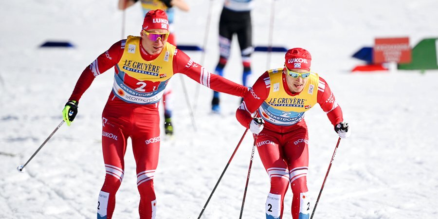 Большунов и Ретивых выиграли бронзу командного спринта в Дрездене