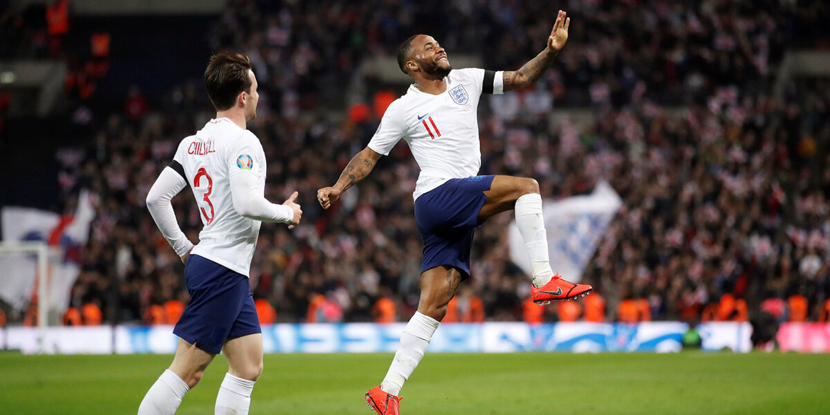 Англия благодаря хет-трику Стерлинга разгромила Чехию на старте отбора Евро-2020
