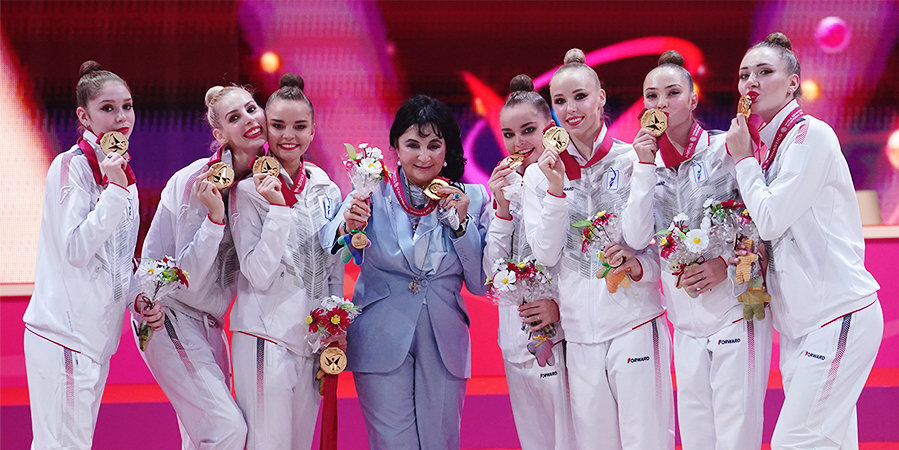 Сборная России завоевала золото в групповом многоборье на чемпионате мира в Японии
