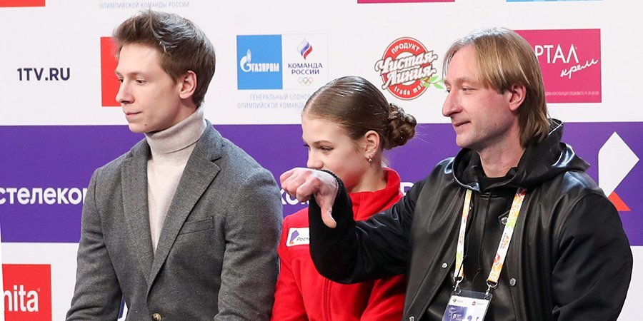 Евгений Плющенко: «Если бы Трусова сделала еще один четверной, она бы выиграла чемпионат мира»