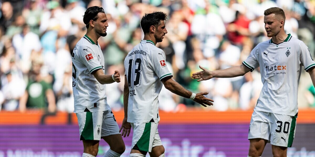 «Боруссия» (Менхенгладбах) разгромила «Вольфсбург» в матче чемпионата Германии по футболу