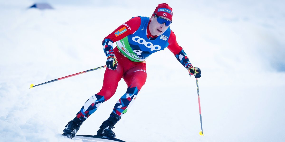 Крюгер одержал победу в масс-старте на 50 км в рамках этапа КМ, норвежцы заняли 10 первых мест