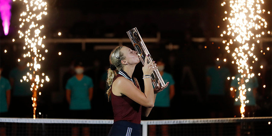 Контавейт вошла в топ-10 чемпионской гонки WTA после победы на «ВТБ Кубке Кремля»