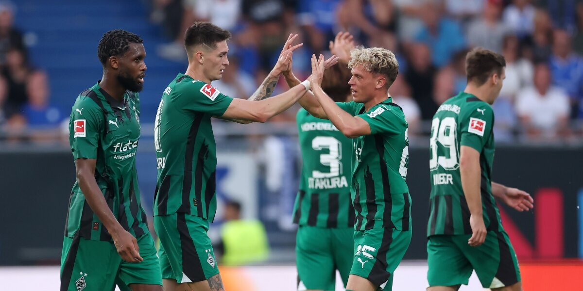 «Боруссия» из Менхенгладбаха отыгралась со счета 0:3 в матче с «Дармштадтом»