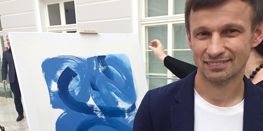 Футболисты «Зенита» написали вариации на картину Малевича в рамках благотворительного аукциона