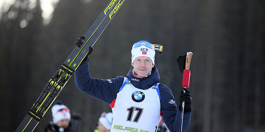 Йоханнес Бё с пятью промахами занял последнее место в тестовой гонке норвежских биатлонистов