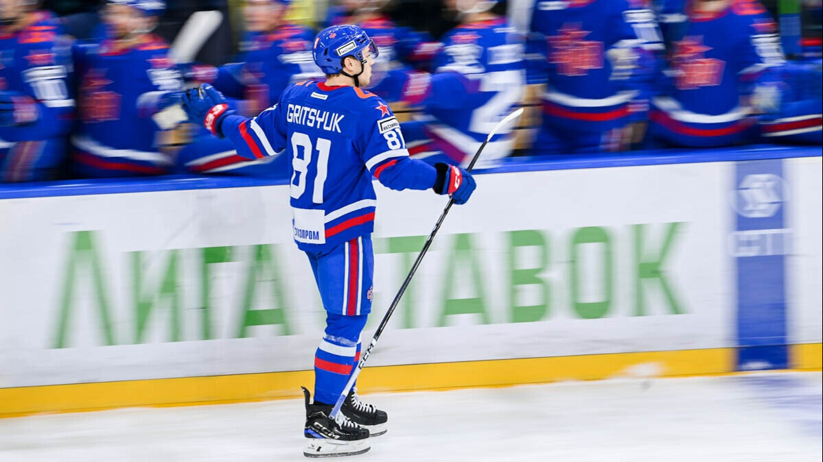 Хоккеист СКА Грицюк после победы над «Барысом»: «Не помню, чтобы я набирал так много очков за один матч»