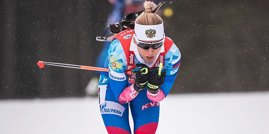 Резцова — в числе быстрейших биатлонисток масс-старта на этапе Кубка мира в Антхольце