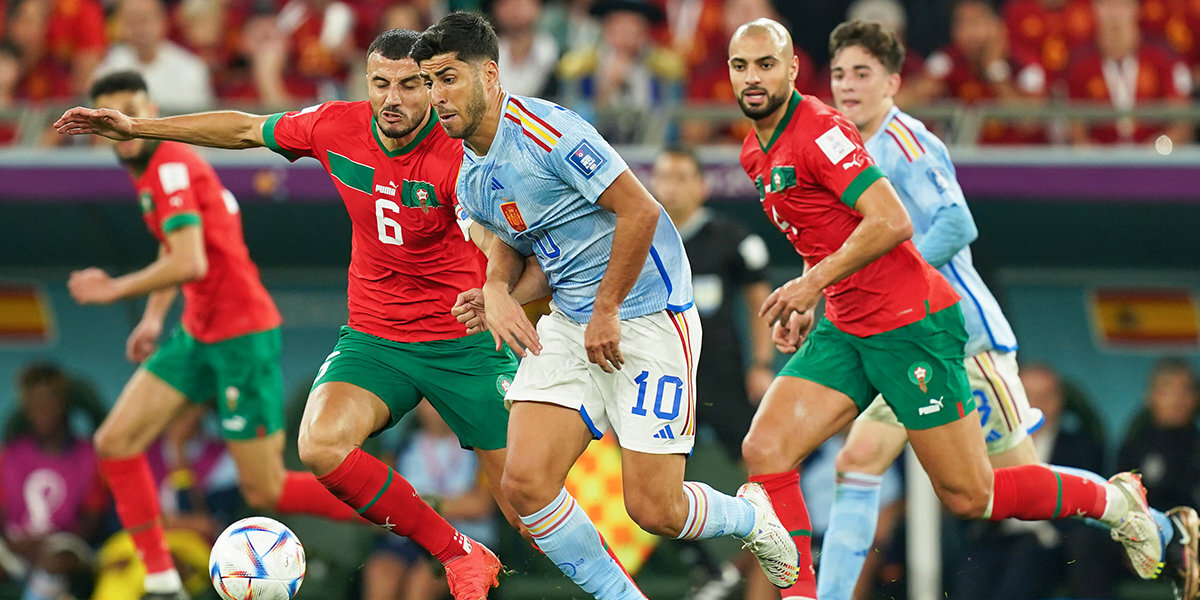 Матч 1/8 финала ЧМ-2022 по футболу Марокко — Испания перешел в дополнительное время