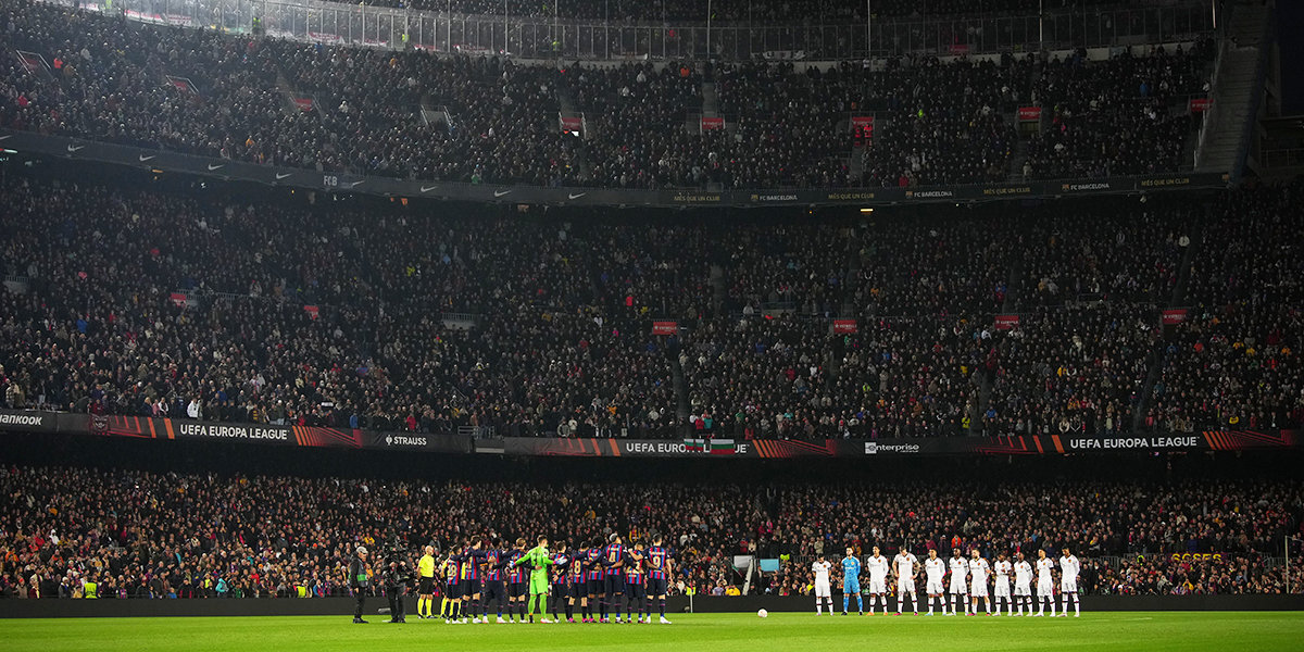 Матч «Барселоны» и «Манчестер Юнайтед» обновил рекорд посещаемости в Лиге Европы