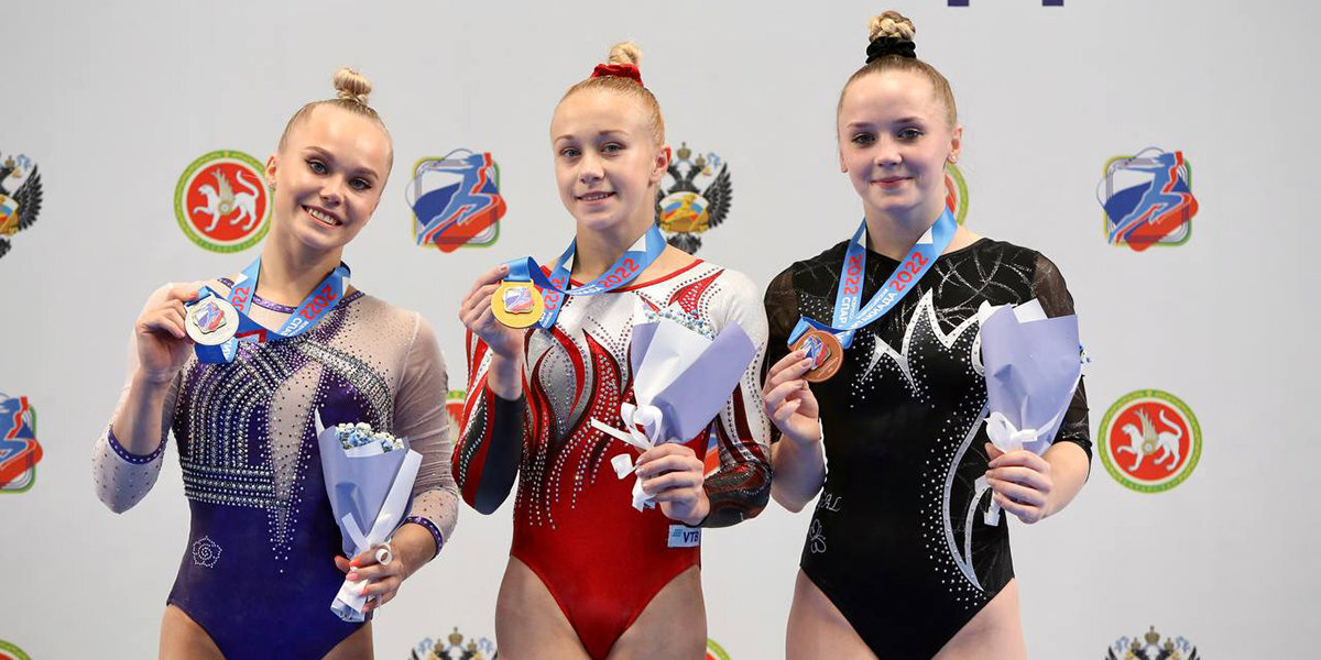 Гимнастка Листунова стала лучшей в опорном прыжке на Спартакиаде в Казани
