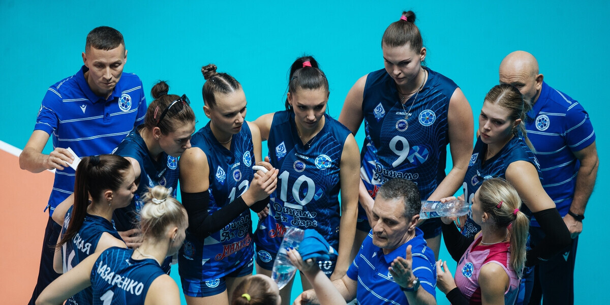 Волейболистки казанского «Динамо» одержали третью победу на старте чемпионата России