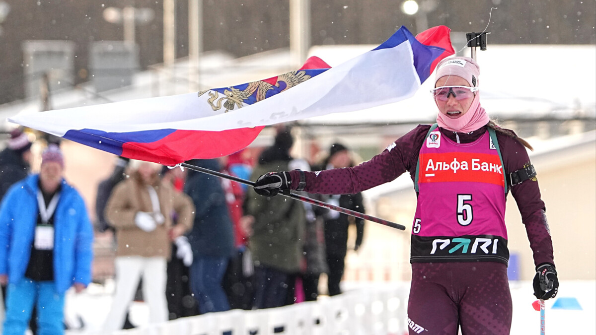 Российская биатлонистка Шевченко выиграла гонку преследования на этапе Кубка Содружества в Раубичах