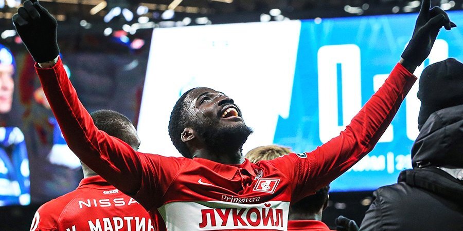 Николсон забил дебютный гол в РПЛ за «Спартак»
