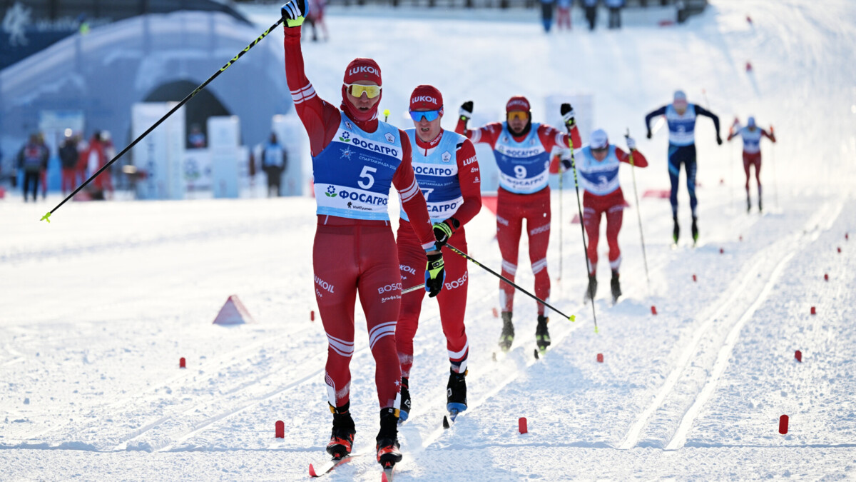 Соревнования по лыжным гонкам на Спартакиаде сильнейших, мужской скиатлон, где смотреть трансляцию 10 февраля
