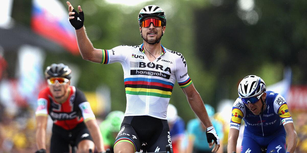 Саган выиграл третий этап «Тур де Франс»